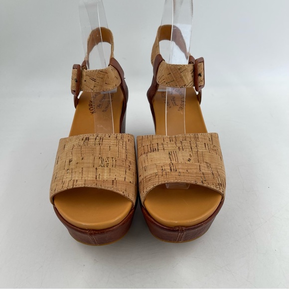 NEW! Kork Ease Women’s Keirn Cork & Leather Platform Wedge Sandals - Size 6 M - Picture 3 of 11